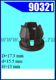 90321 Крепежное изделие GM-Daewoo