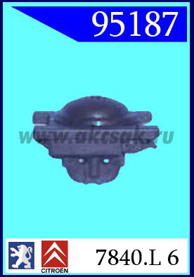 95187 Клипса автомобильная (крепёжное изделие) CITROEN, PEUGEOT