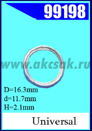 99198 Шайба алюмин. уплотнит. 16.3х11.7х2.1мм TOYOTA. NISSAN, SUBARU