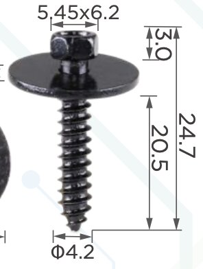 99306 саморез 4.3х16х22