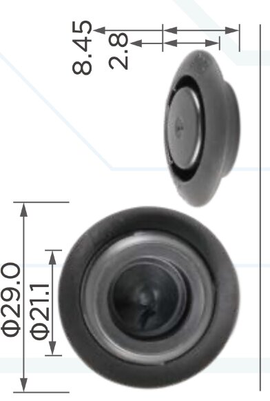 89183 Заглушка автомобильная (крепёжное изделие)