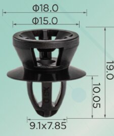 95291 Клипса автомобильная (крепёжное изделие) PEUGEOT, CITROEN