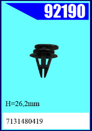 92190 Крепежный изделие MINI