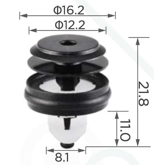 92191 Клипса автомобильная (крепёжное изделие) BMW