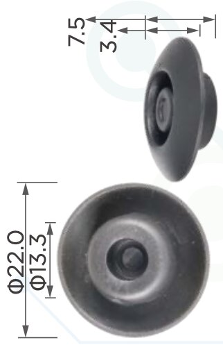 89197 Заглушка автомобильная (крепёжное изделие)