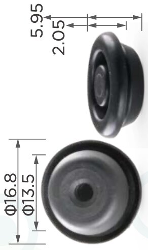 89200 Заглушка автомобильная (крепёжное изделие)