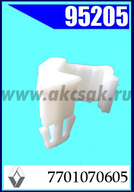 95205 Клипса автомобильная (крепёжное изделие) RENAULT