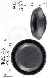 89202 Заглушка автомобильная (крепёжное изделие)