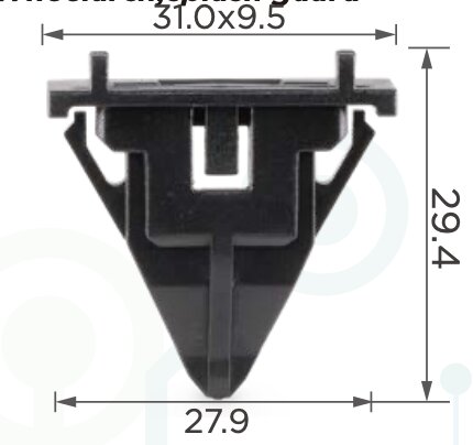 89205 Клипса автомобильная (крепёжное изделие) Toyota