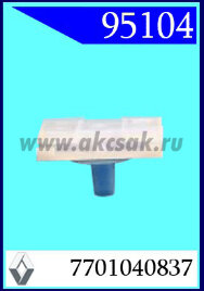 95104 Клипса автомобильная (крепёжное изделие) RENAULT (оригинал)