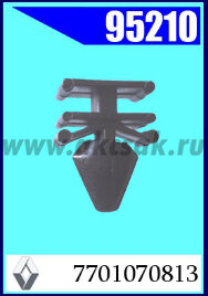 95210 Клипса автомобильная (крепёжное изделие) RENAULT