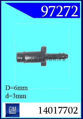 97272 Клипса автомобильная (крепёжное изделие) GM