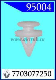 95004 Клипса автомобильная (крепёжное изделие) CITROEN, PEUGEOT