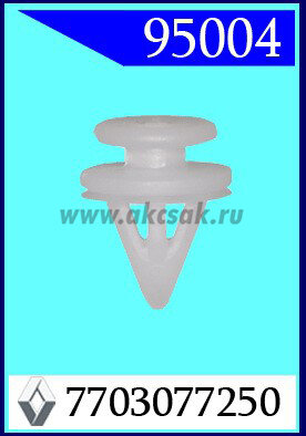 95004 Клипса автомобильная (крепёжное изделие) CITROEN, PEUGEOT