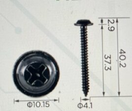 99389 Саморез автомобильный 4x37