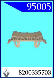 95005 Клипса автомобильная (крепёжное изделие) RENAULT