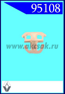 95108 Клипса автомобильная (крепёжное изделие) RENAULT
