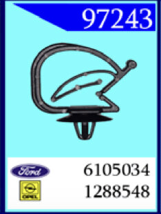 97243-90023 Хомут электропроводки Ford Opel