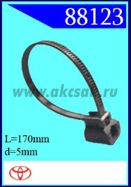 88123 Клипса автомобильная (крепёжное изделие) TOYOTA
