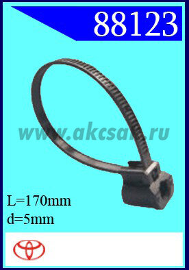 88123 Клипса автомобильная (крепёжное изделие) TOYOTA