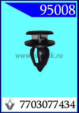 95008-95254 Клипса автомобильная (крепёжное изделие) RENAULT