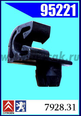 95221 Клипса автомобильная (крепёжное изделие) CITROEN, PEUGEOT