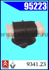 95223 Клипса автомобильная (крепёжное изделие) CITROEN, PEUGEOT