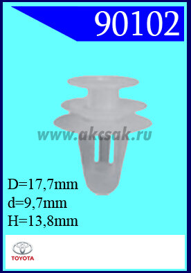 90102 Крепёжное изделие TOTOTA