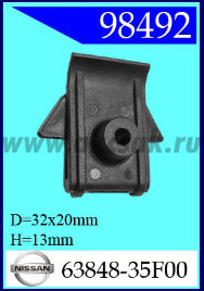 98492-88181 Клипса автомобильная (крепёжное изделие) NISSAN