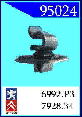95024 Клипса автомобильная (крепёжное изделие) RENAULT, CITROEN