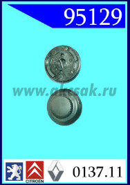 95129 Клипса автомобильная (крепёжное изделие) CITROEN, PEUGEOT
