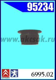 95234 Клипса автомобильная (крепёжное изделие) CITROEN, PEUGEOT