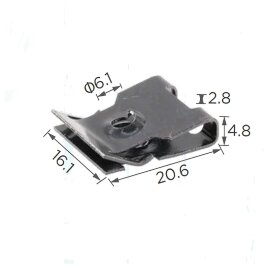 99411 Закладна скоба(гайка) под саморез 3.2мм 21х16 VAG N90610602