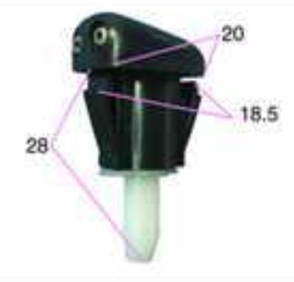 78126 Форсунка стеклоочистителя  Hyundai,  KIA 98630-11000