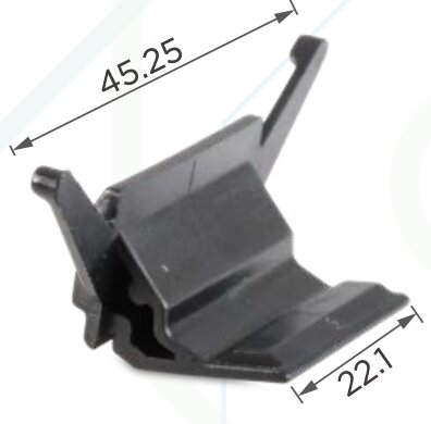 91204 Клипса автомобильная (крепёжное изделие)