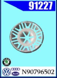 91227 Клипса крепления защиты AUDI, VW
