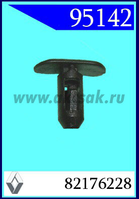 95142 Клипса автомобильная (крепёжное изделие) RENAULT
