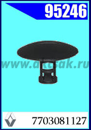 95246 Клипса автомобильная (крепёжное изделие) RENAULT Logan