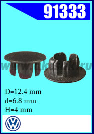 91333 Клипса крепежная AVW