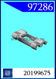 97286 Клипса автомобильная (крепёжное изделие) GM