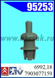 95253 Клипса автомобильная (крепёжное изделие) PEUGEOT, CITROEN
