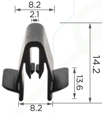 86032 Клипса автомобильная BYD и др.