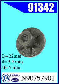 91342 Клипса крепления AVW, SKODA