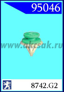 95046 Клипса автомобильная (крепёжное изделие) CITROEN, PEUGEOT