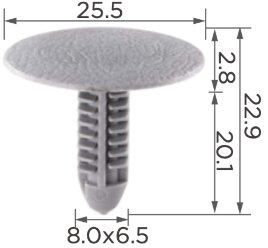 97537 Клипса автомобильная FORD N802734S