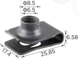 99432 Закладна скоба(гайка) под болт 8мм 14х25