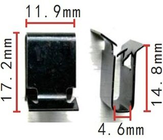 91351 Крепёжное изделие(скоба/зажим) 8L0807180