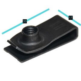 99433 Закладна скоба(гайка) под болт 8мм 14х32 Ford, GM, Mercedes