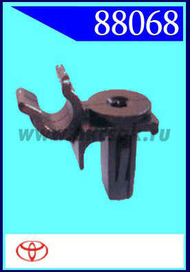 88068 Клипса автомобильная (крепёжное изделие) NISSAN