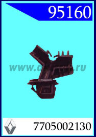 95160 Держаткль упора капота (крепёжное изделие) RENAULT